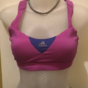 Woman’s Adidas padded with  mesh sports bra